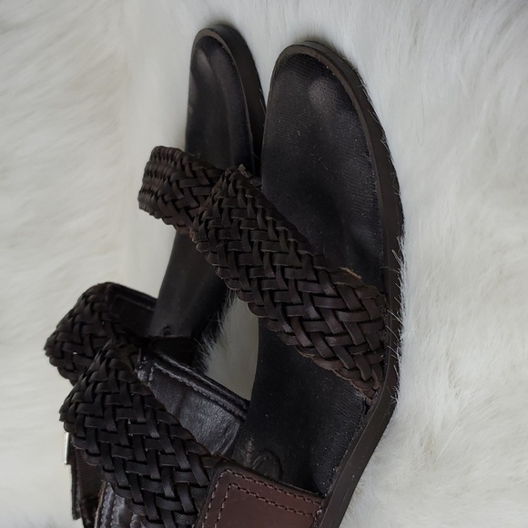 Enzo Angiolini Weaved Leather Strap Sandal - Picture 13 of 15